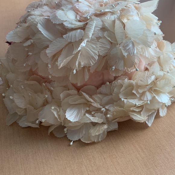 vintage hat/with flowers - Picture 12 of 14